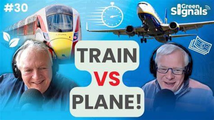 Are trains greener than planes?