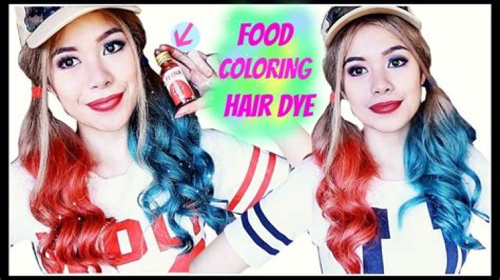 Can I dye my hair with food coloring?
