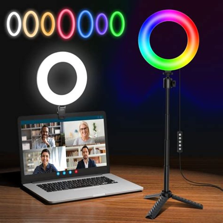 Can I use a ring light with a laptop?