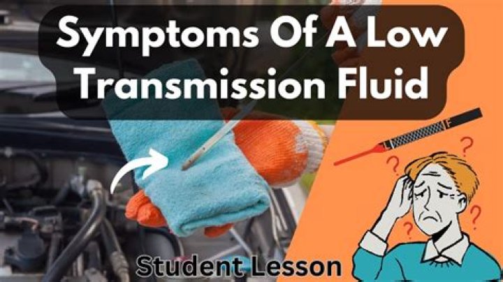 Can low transmission fluid cause a rattling noise?