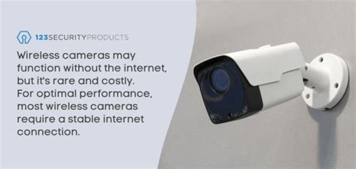 Can wireless cameras work without Internet?