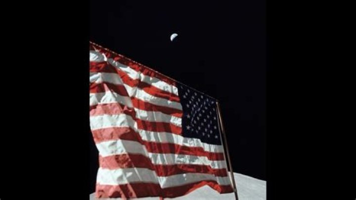Can you see the American flag on the moon from Earth?