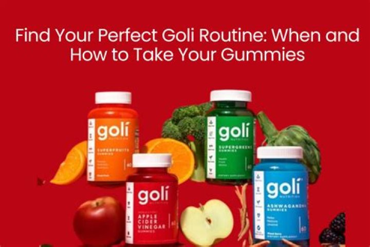 Can you take all 3 Goli Gummies together?