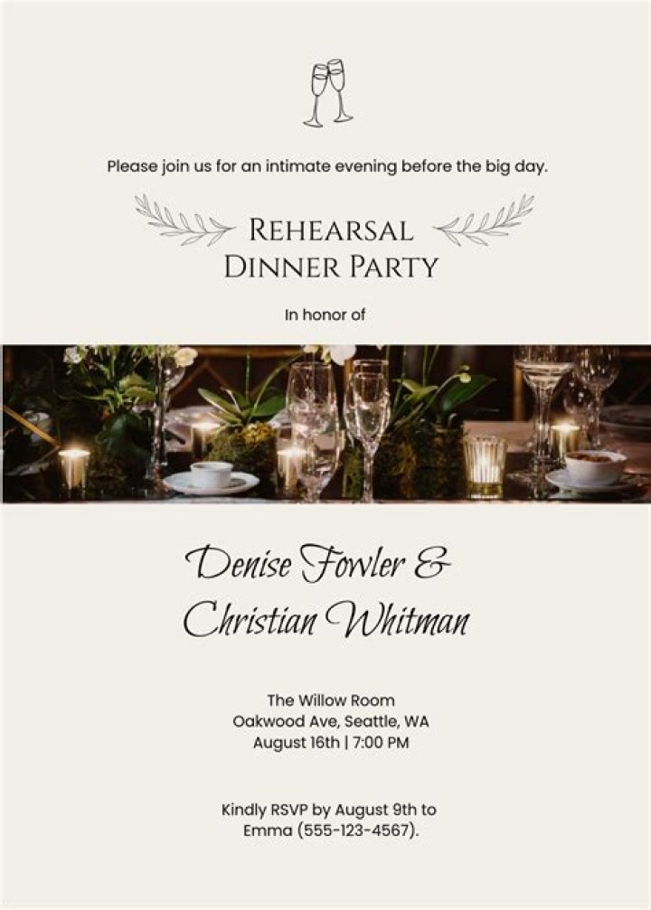 Do grandparents go to rehearsal dinner?