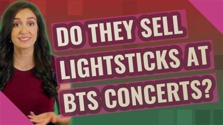 Do they sell Lightsticks at BTS concerts?