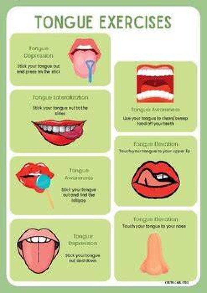 Do tongue exercises help speech?