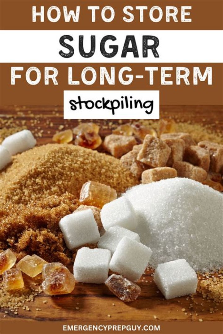 How can you store sugar for long term?