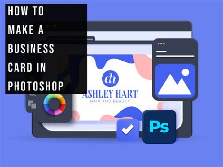 How do I edit business cards in Photoshop?