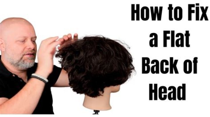 How do you fix a flat head in adults?