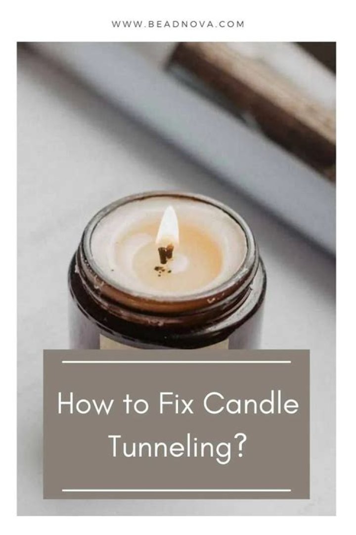 How do you fix short wick tunneling candles?