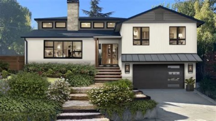 How do you modernize the exterior of a brick house?