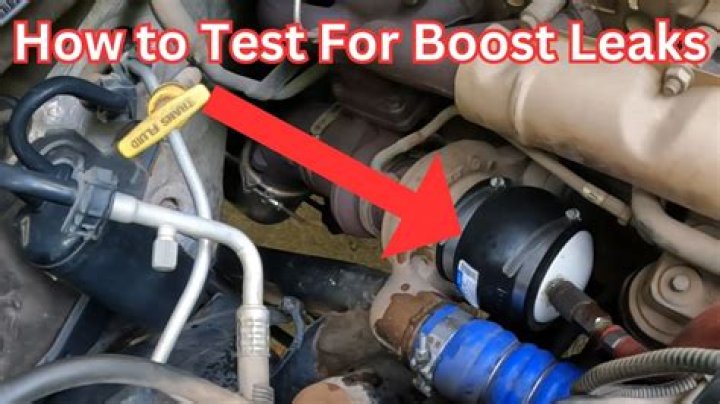 How do you test a turbo boost leak?