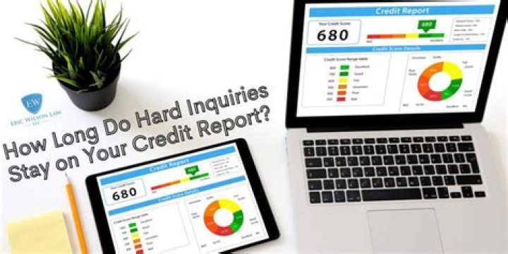 How long do hard inquiries stay on your credit report?