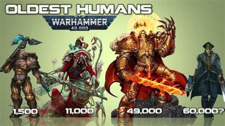 How long do humans live in Warhammer 40k?