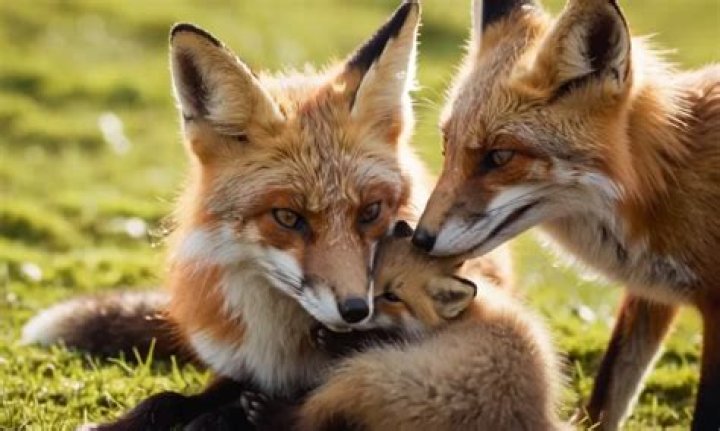 How long do kits stay with their mother?