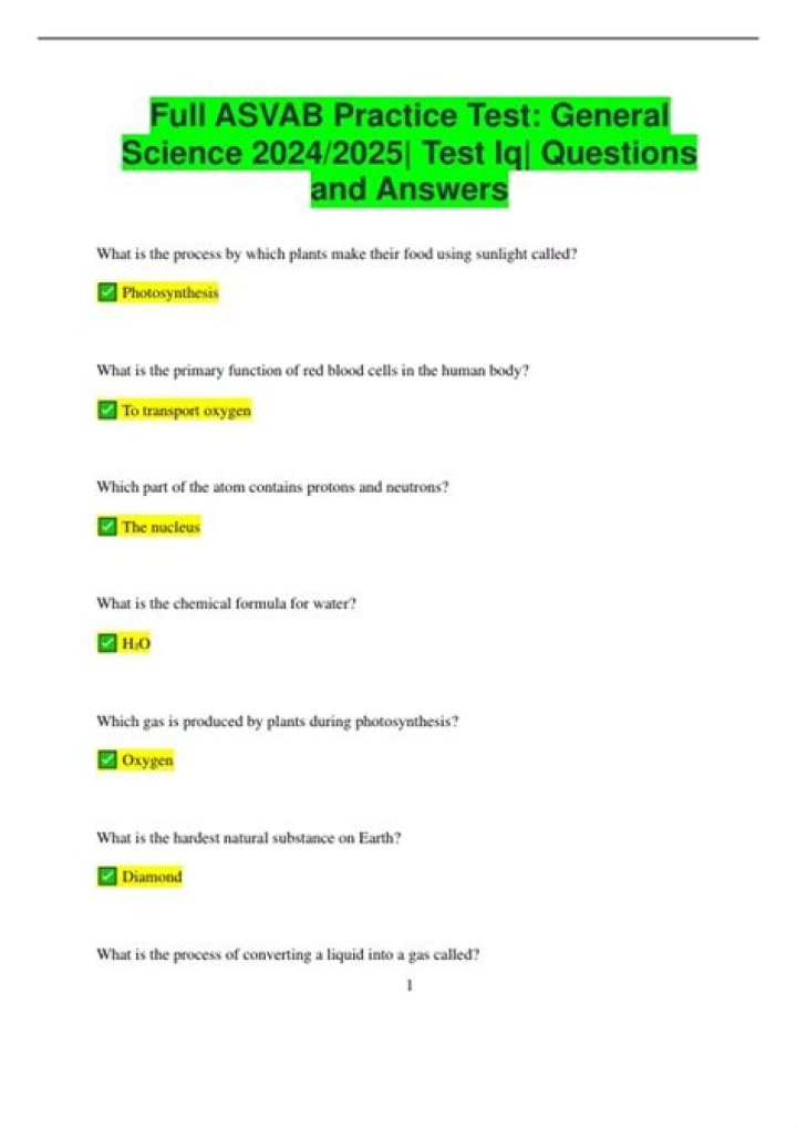How many questions is the ASVAB 2021?