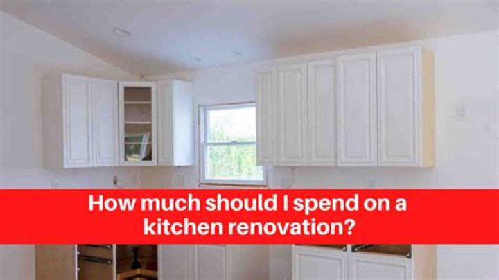 How much should I spend on kitchen cabinets?