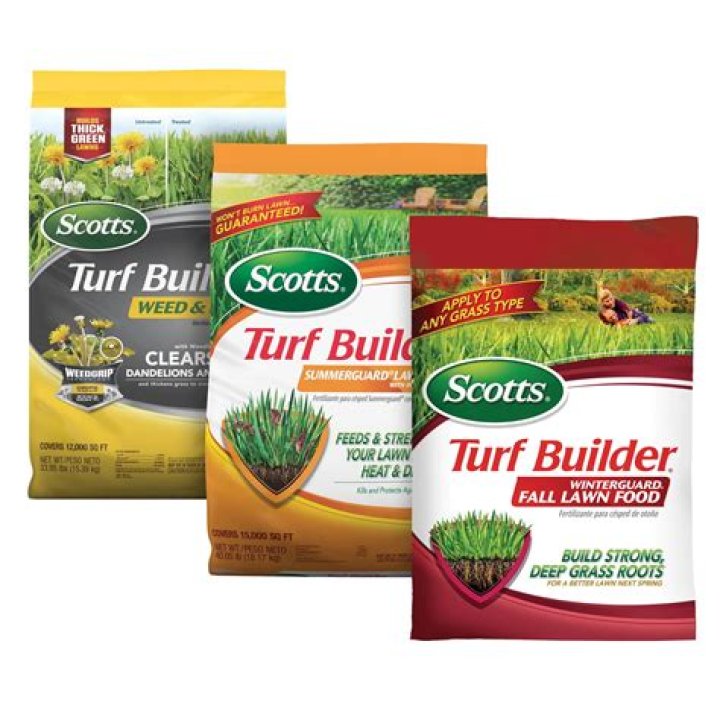 How often can I put Scotts Turf Builder on my lawn?