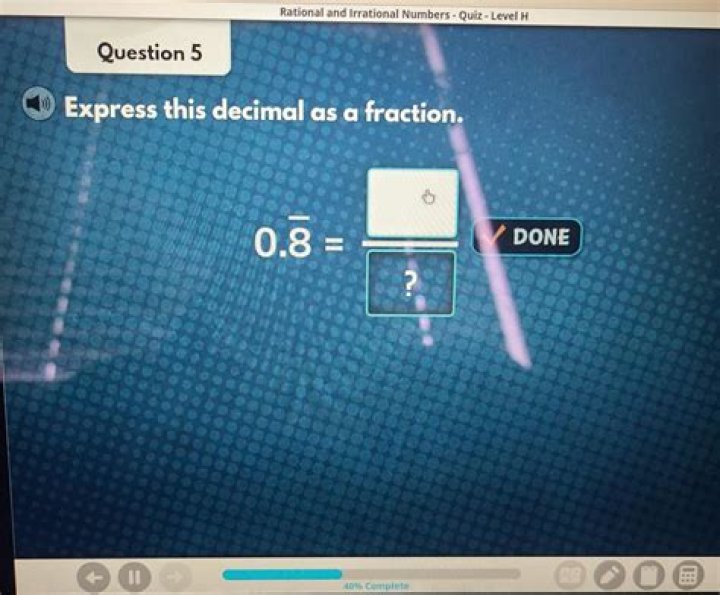 How would you express .005 as a fraction?