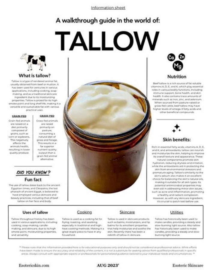 Is beef tallow unhealthy?