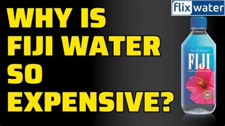 Is Fiji the most expensive water?