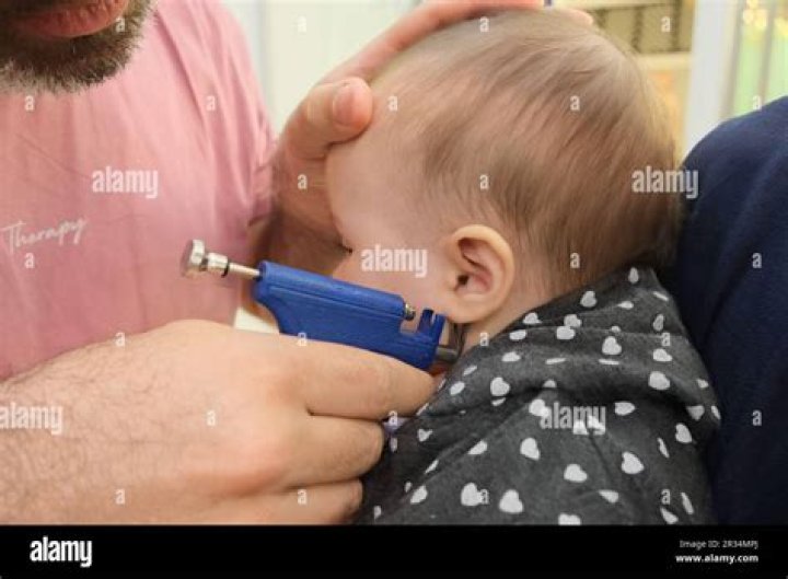 Is gunshot ear piercing safe for babies?