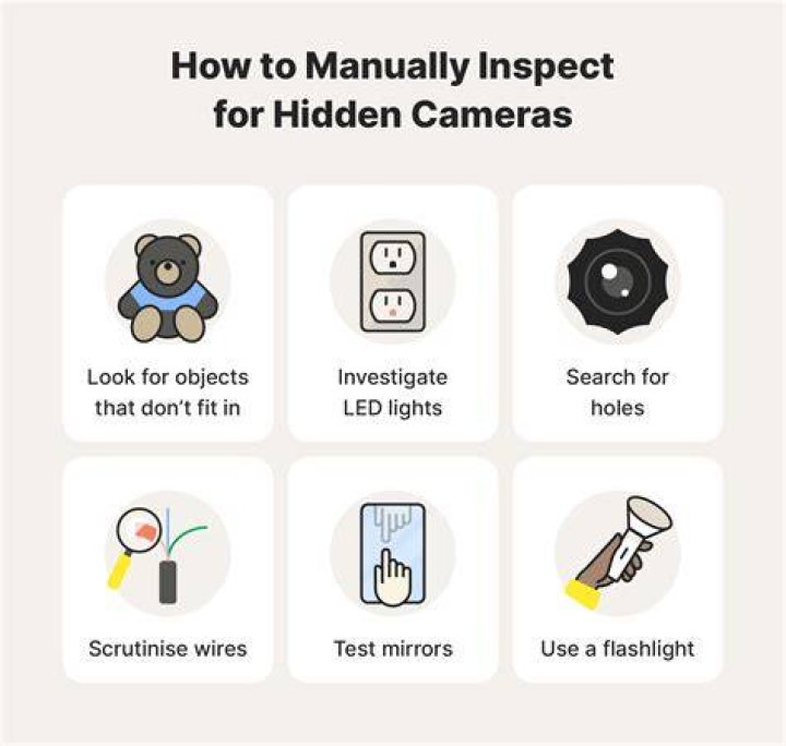 Is there a way to tell if there is a hidden camera?