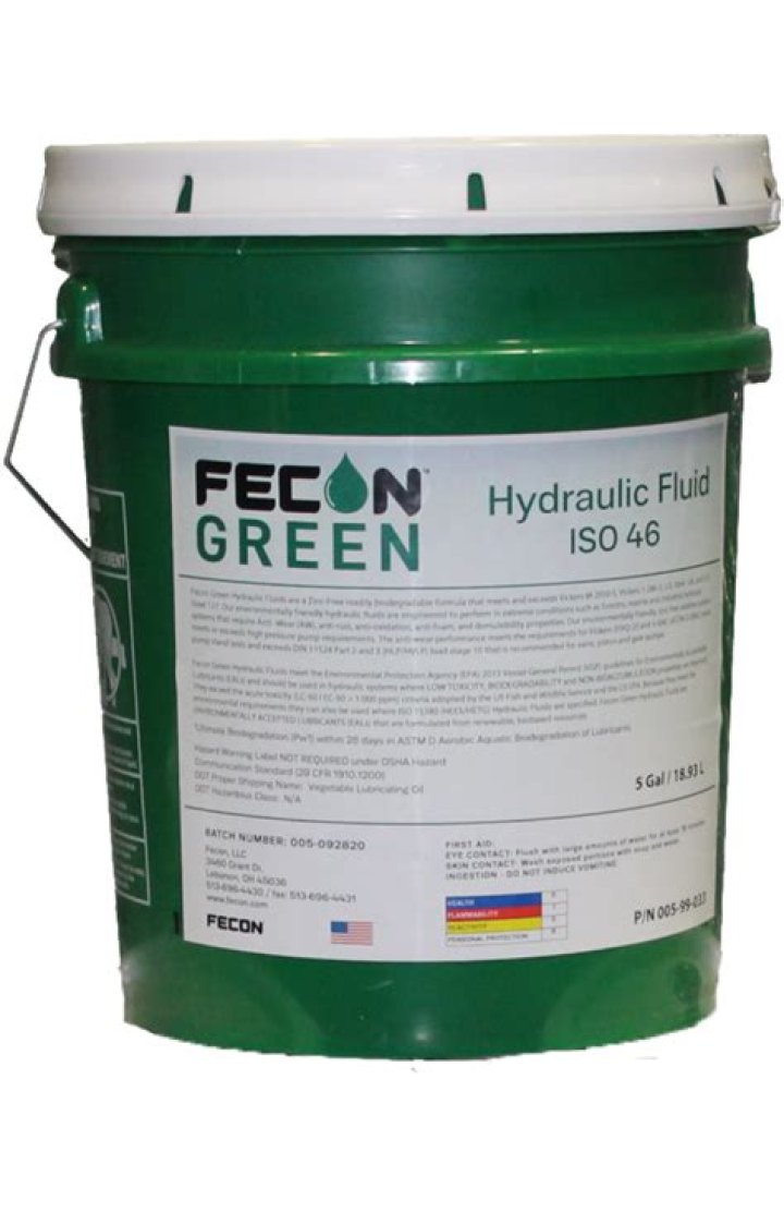 Is there green hydraulic fluid?