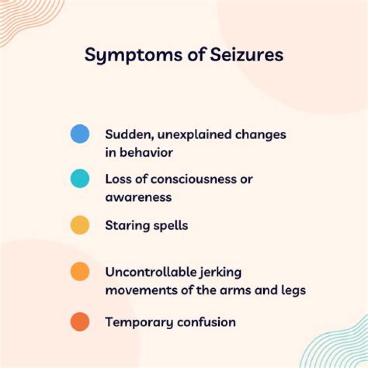 What are 3 conditions that can cause a person to have a seizure?