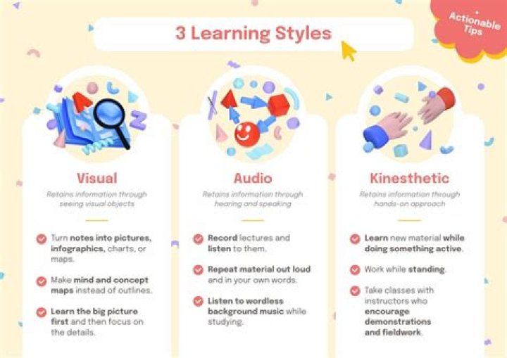 What are the main types of learning?
