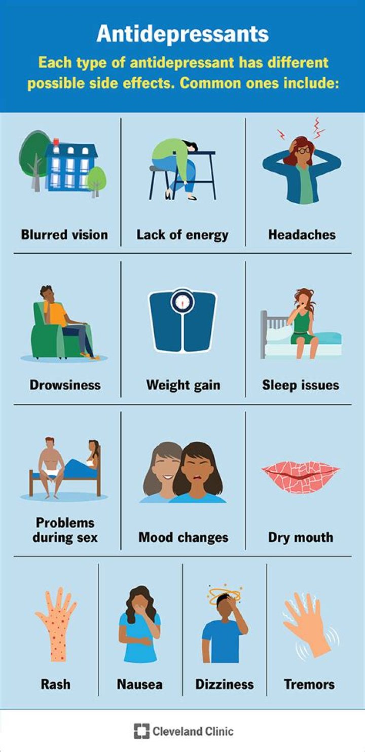 What are the positive effects of antidepressants?