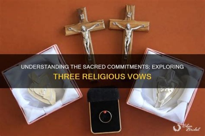 What are the three 3 religious vows?