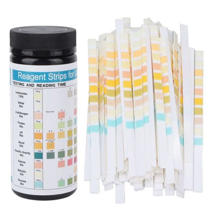 What color should keto urine strip be?