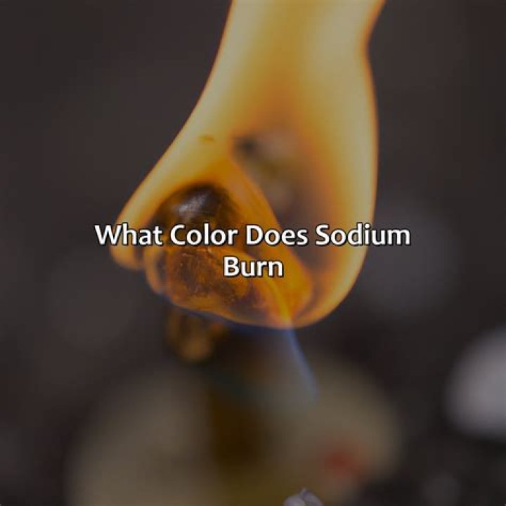 What Colour does gold burn?