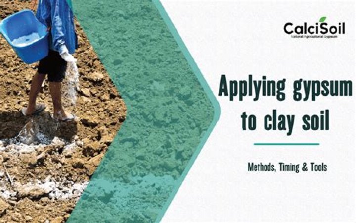 What does Gypsum do for soil?