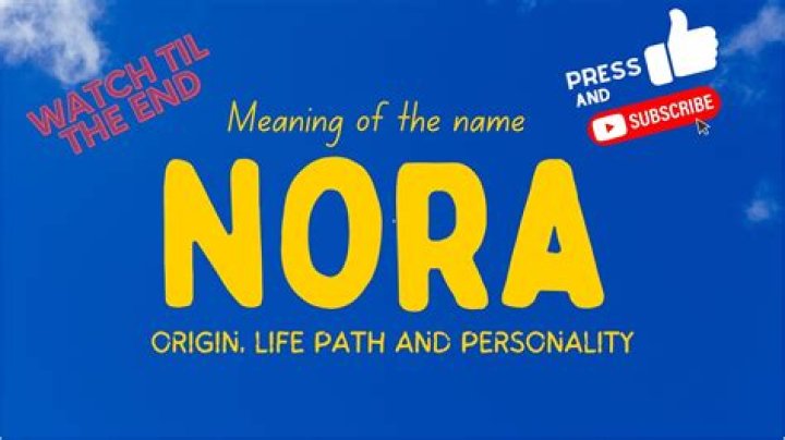 What does Nora mean in the Bible?