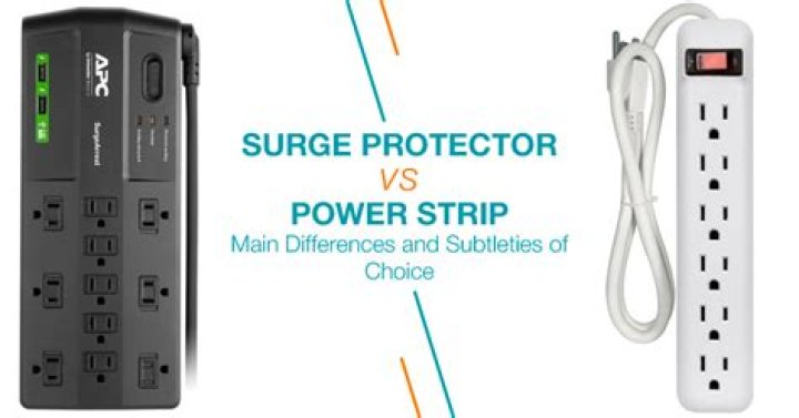 What is a surge protector vs power strip?