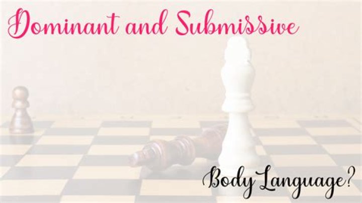 What is submissive body language?