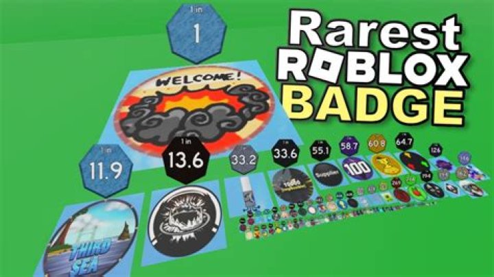 What is the rarest badge in Roblox?