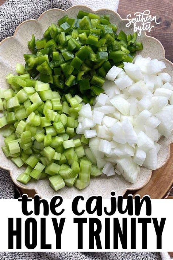 What is the Trinity in Cajun cooking?
