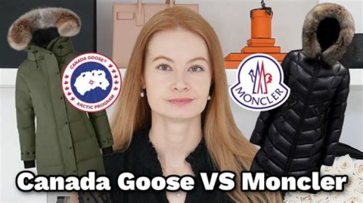 Whats the difference between Moncler and Canada Goose?