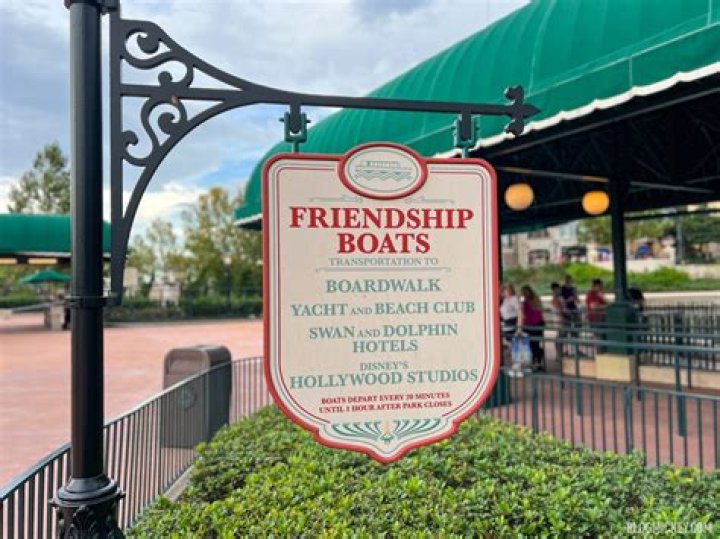 Where does the Disney Friendship boat go?