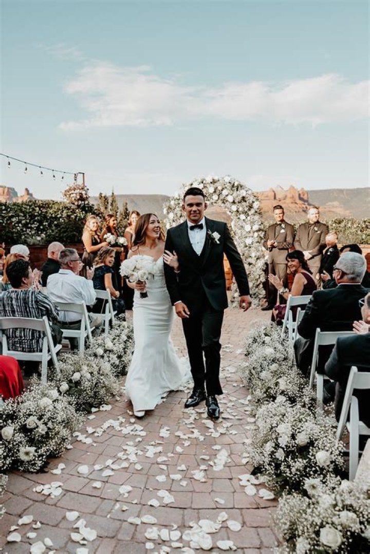 Who gets ushered in at a wedding?