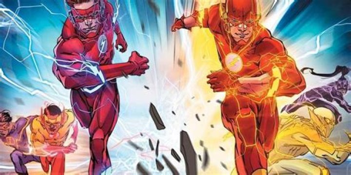 Who is the speedster with purple lightning?