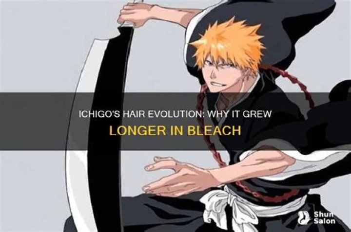 Why did Ichigos hair turn black?