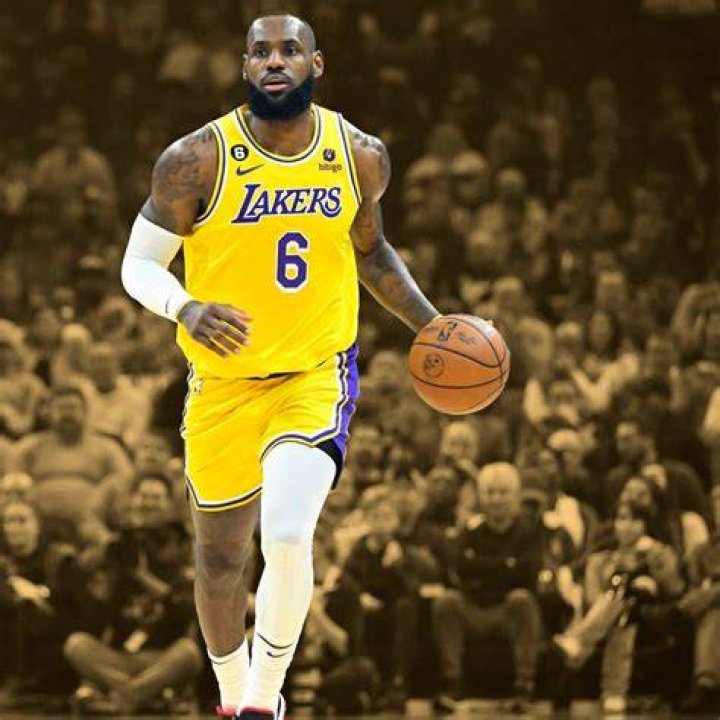 Why did LeBron James wear number 6?