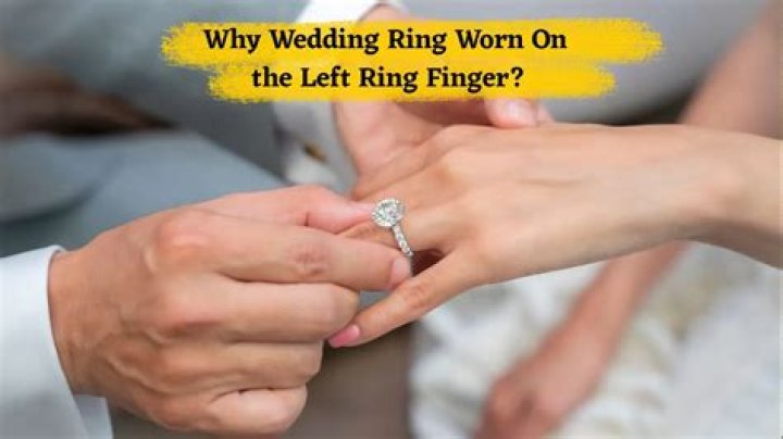 Why is the left ring finger for marriage?