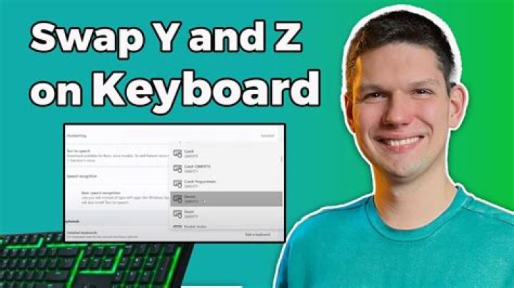Why is Z and Y switched on German keyboard?