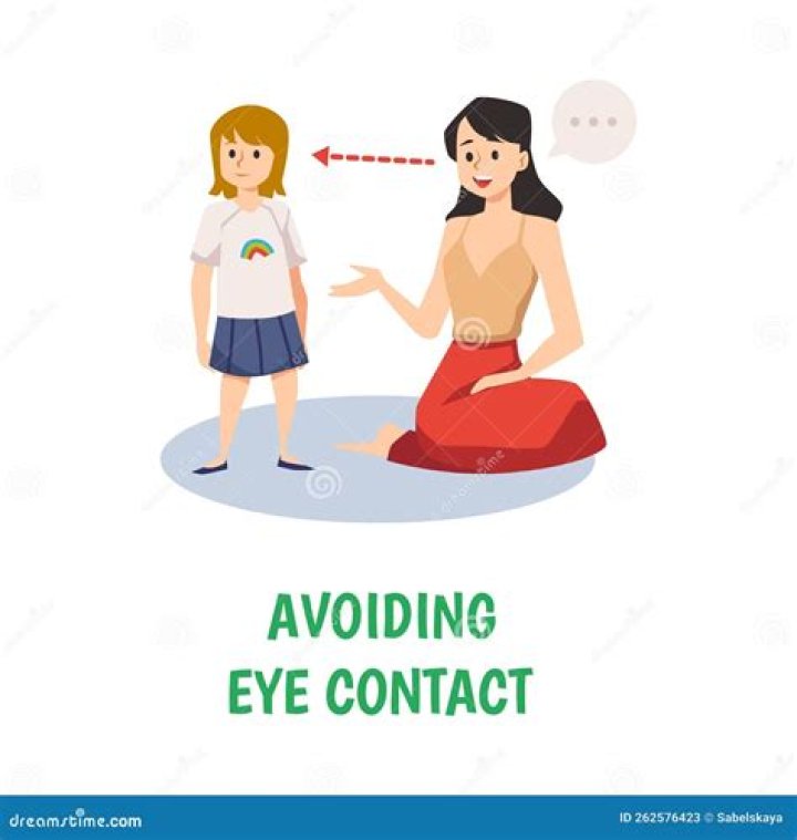 Why would a guy purposely avoid eye contact?